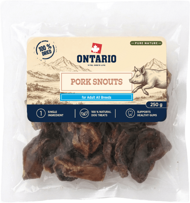 Sušené bravčové rypáčiky Ontario Pure Nature 250 g
