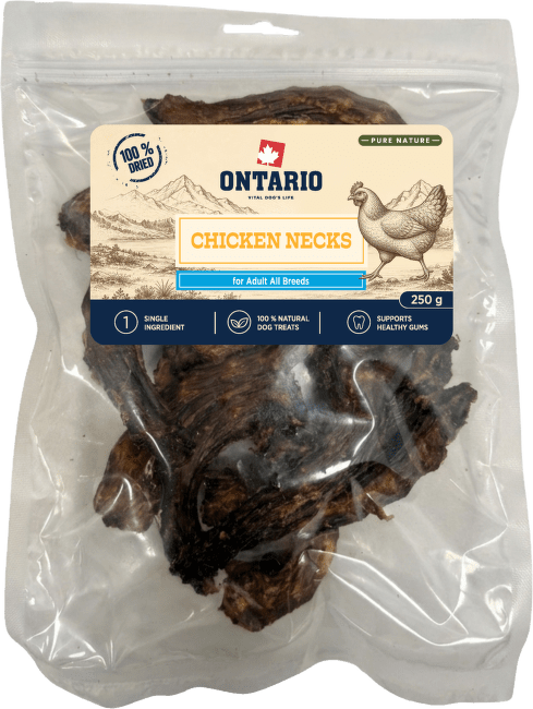 Sušené kuřecí krky Ontario Pure Nature 250 g