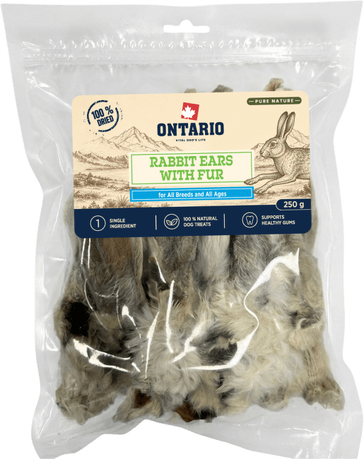 Králičí uši se srstí Ontario Pure Nature 100 g