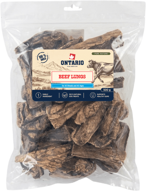 Sušené hovězí plíce Ontario Pure Nature 500 g