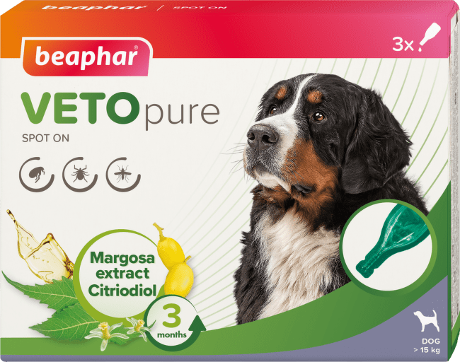 Spot-on pipeta pre psy Beaphar Vetopure L 3 ks