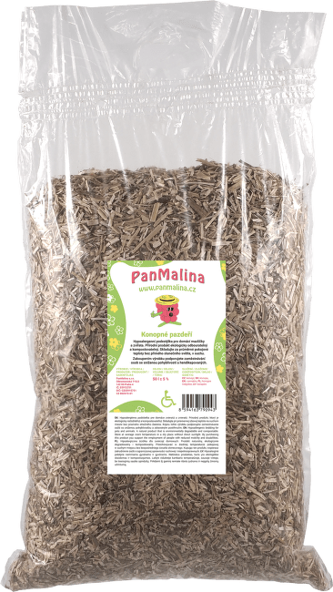 Podstielka Pan Malina z konopného pazderia 50l