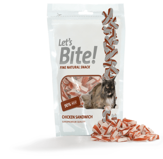 BRIT Care Cat Lets Bite Chicken Sandwich 80g