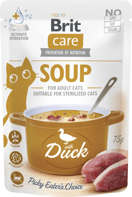 Polévka Brit Care Cat s kachnou 75 g