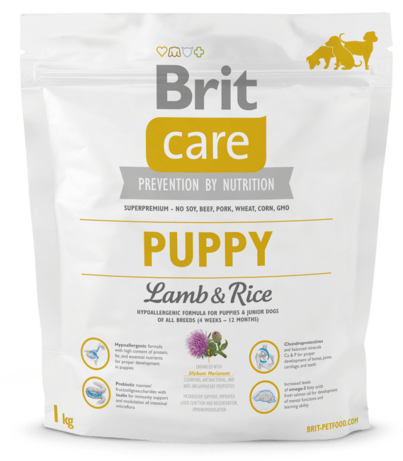 Brit Care granuly Puppy jahňa ryža 1 kg