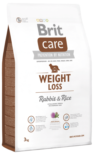 Brit Care granuly Weight Loss králik a ryža 3 kg