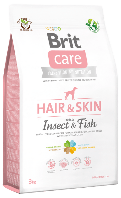 Brit Care Dog Hair & Skin. Insect & Fish 3kg