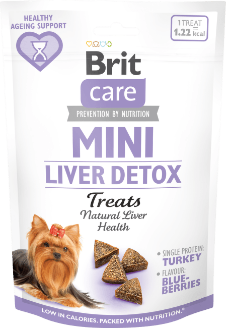 Pochoutka Brit Care Dog Mini treats Liver Detox 50 g