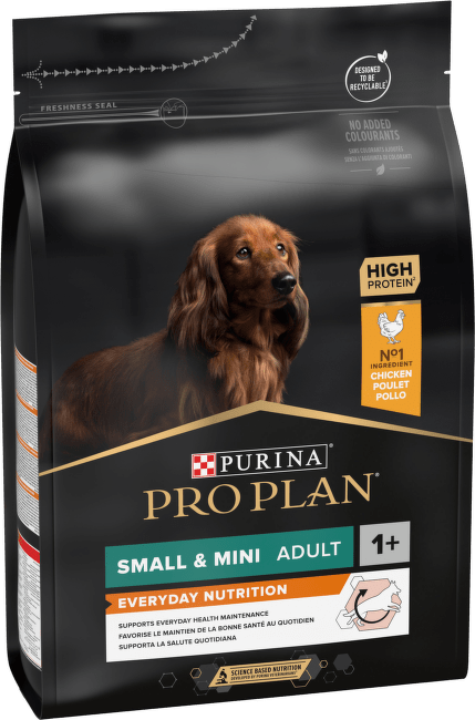 Barība suņiem – Pro Plan Small and Mini Adult Chicken, 3 kg