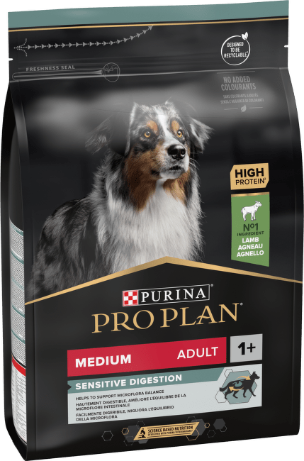 Корм для собак – Pro Plan Medium Adult Sensitive Digestion Lamb, 3 кг