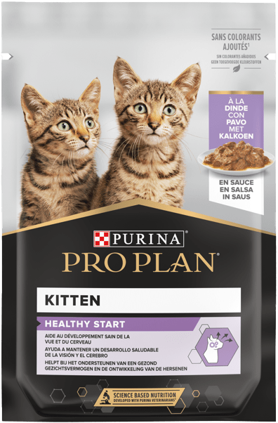 Консервы для котят – PRO PLAN Kitten Healthy Start, с индейкой, 85 г