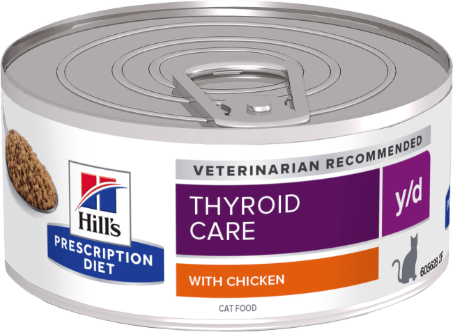 Veterinārie konservi kaķiem – Hill's y/d Chicken, 156 g