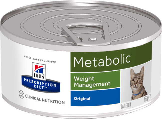 Veterinārie konservi kaķiem – Hill's Metabolic, 156 g