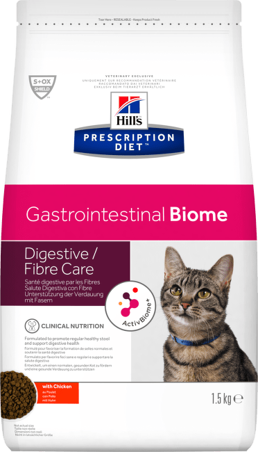 Ветеринарный корм для кошек – Hill's Gastrointestinal Biome, 1,5 кг