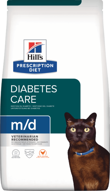 Ветеринарный корм для кошек – Hills m/d Cat (Diabetes Care), 1,5 кг