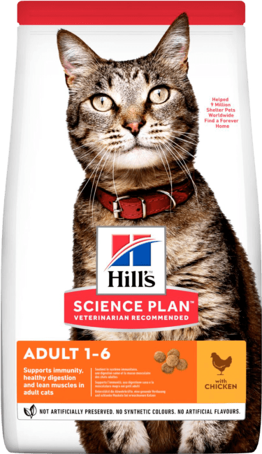 Barība kaķiem – Hill's Adult, Chicken, 1,5 kg