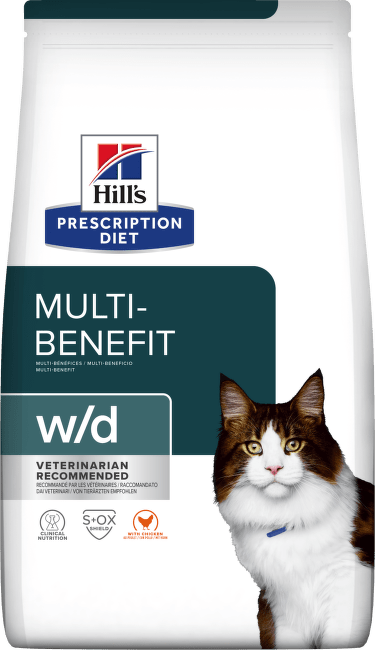 Ветеринарный корм для кошек – Hill's w/d Cat, 1,5 кг