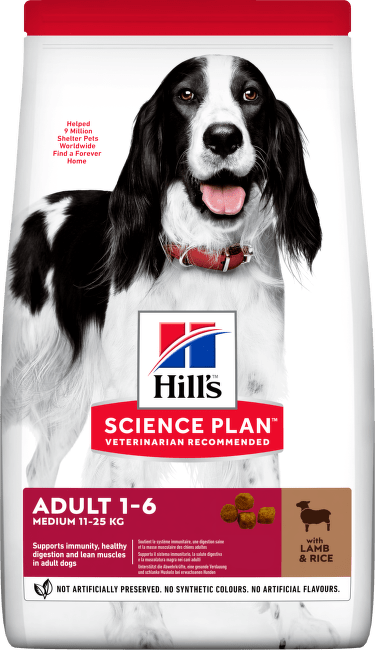 Hill's Science Plan Canine Adult Medium Lamb & Rice 14kg