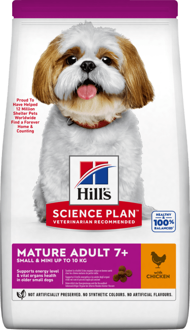 Корм для собак – Hill's Mature Adult 7+ Small and Mini, Chicken, 3 кг