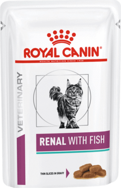 Veterinārie konservi kaķiem – Royal Canin Renal Cat, Fish, 85 g