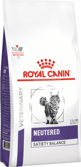 Veterinārā barība kaķiem – Royal Canin Neutered Satiety Balance Cat, 3,5 kg