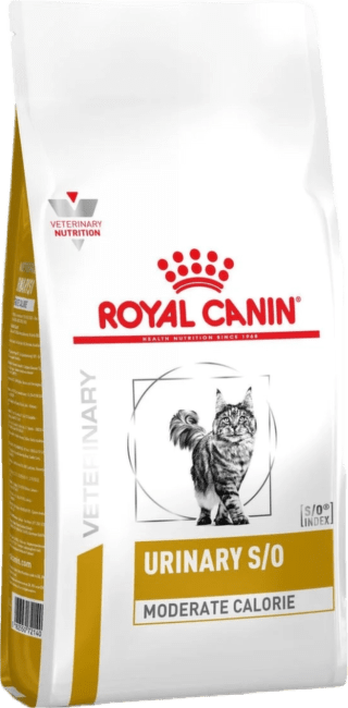 Veterinārā barība kaķiem – Royal Canin Urinary S/O Moderate Calorie Cat, 7 kg