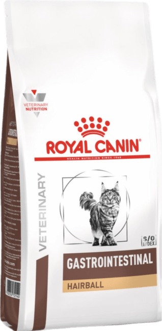 Veterinārā barība kaķiem – Royal Canin Gastrointestinal Hairball Cat, 2 kg