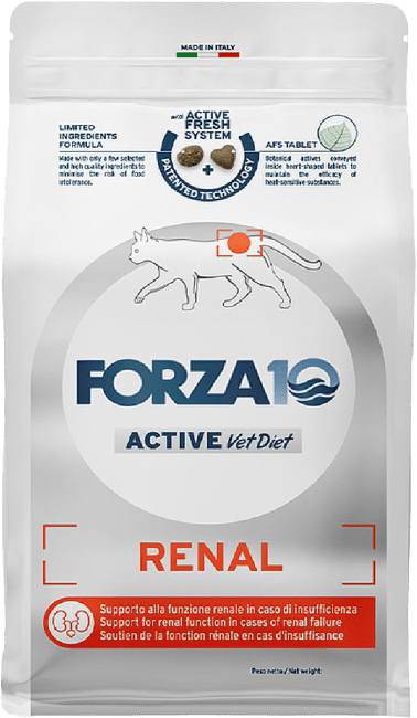 Veterinārā barība kaķiem – FORZA10 ACTIVE LINE Renal Active, 454 g