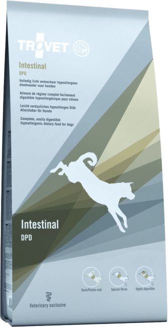 Veterinārā barība suņiem – Trovet DPD Intestinal, 10 kg