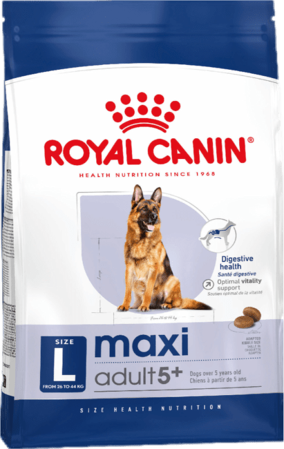 Barība suņiem senioriem – Royal Canin Maxi adult 5+, 4 kg