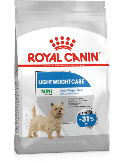 Корм для собак – Royal Canin Mini Light Weight Care, 1 кг