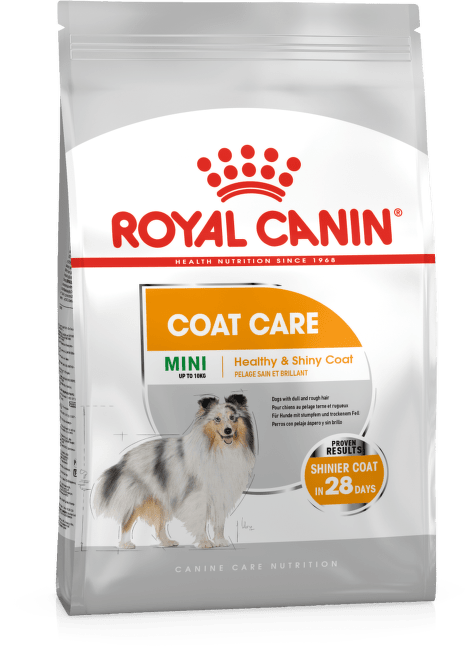 Barī­ba suņiem – Royal Canin Mini Coat Care, 1 kg