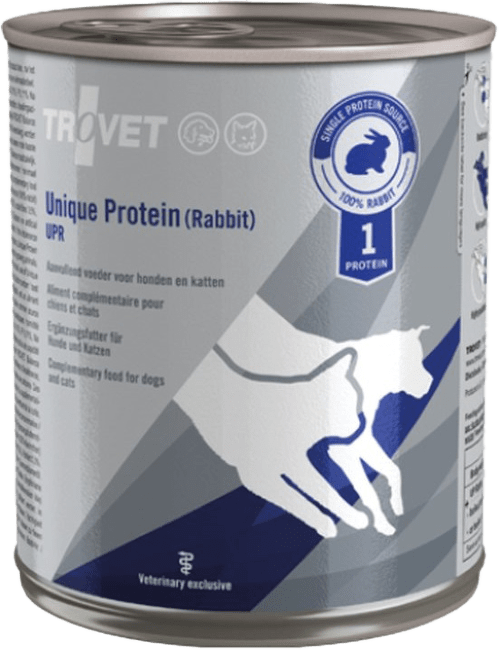 Ветеринарные консервы для собак и кошек – Trovet UPR Unique Protein Rabbit, 800 г