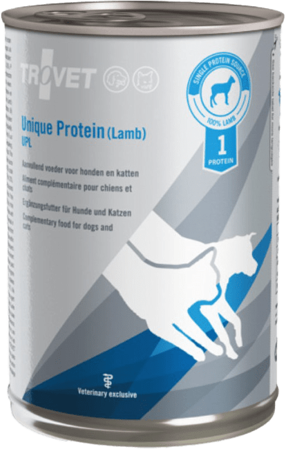 Ветеринарные консервы для собак и кошек – Trovet UPL Unique Protein Lamb, 800 г