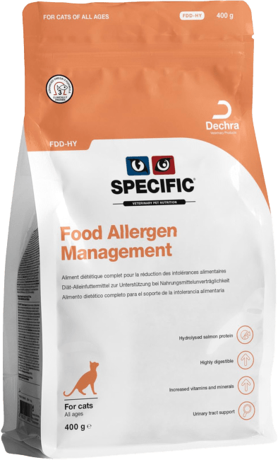 Ветеринарный корм для кошек – Specific FDD-HY Food Allergy Management, 0,4 кг