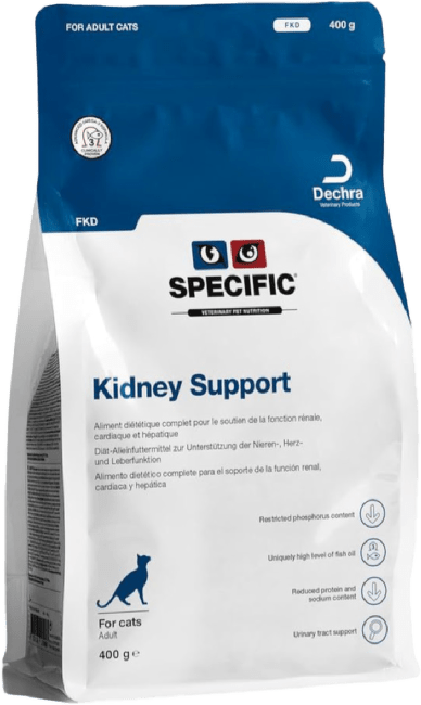 Veterinārā barība kaķiem – Specific FKD Kidney Support, 0,4 kg