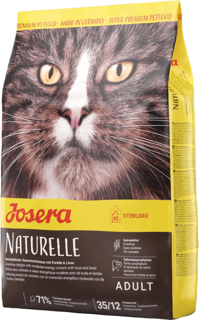 Barība kaķiem – Josera Naturelle (Sterilised), 0,4 kg