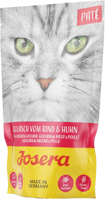 Консервы для кошек – Josera Pate Gulasch vom Rind mit Huhn, 85 г