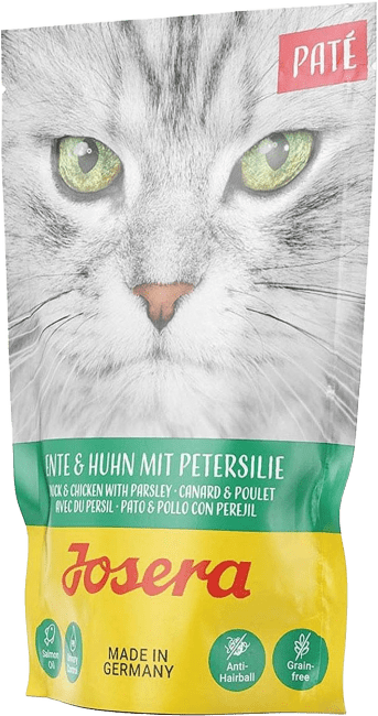 Консервы для кошек – Josera Pate Ente, Huhn mit Petersilie, 85 г
