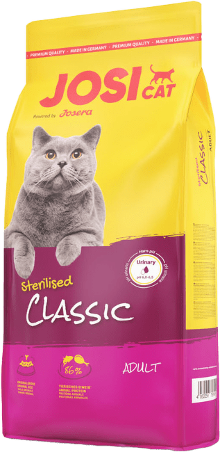 Barība kaķiem – JosiCat Sterilised Classic, 18 kg