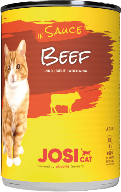 Konservi kaķiem - JosiCat Beef in sauce, 415 g