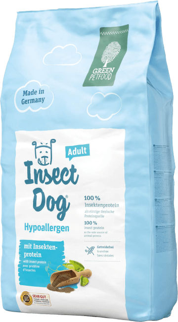 Barība suņiem – Josera Green Petfood Insect Dog Hypoallergen, 10 kg