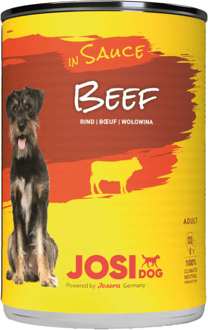 Консервы для собак – JosiDog Beef in sauce, 415 г