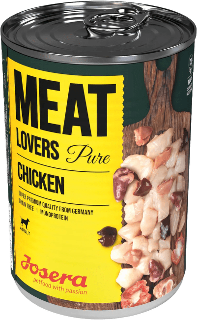 Консервы для собак – Josera Meat Lovers Pure Chicken, 800 г