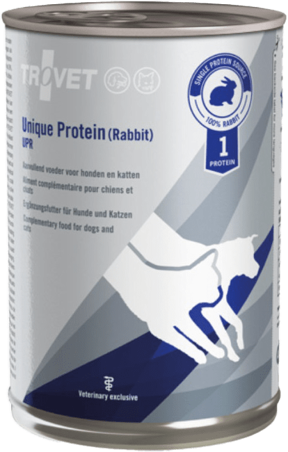 Ветеринарные консервы для собак и кошек – Trovet UPR Unique Protein Rabbit, 400 г