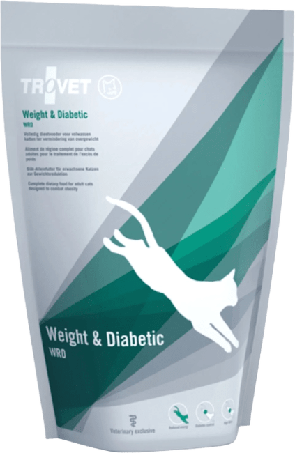 Veterinārā barība kaķiem - Trovet WRD Weight and Diabetic, 500 g