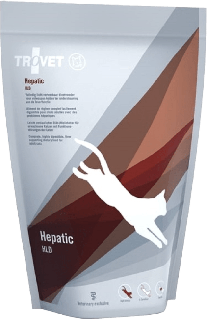 Veterinārā barība kaķiem - Trovet HLD Hepatic, 500 g