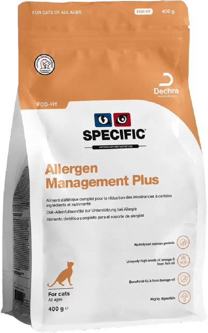 Ветеринарный корм для кошек – Specific FOD-HY Allergen Management Plus, 0,4 кг