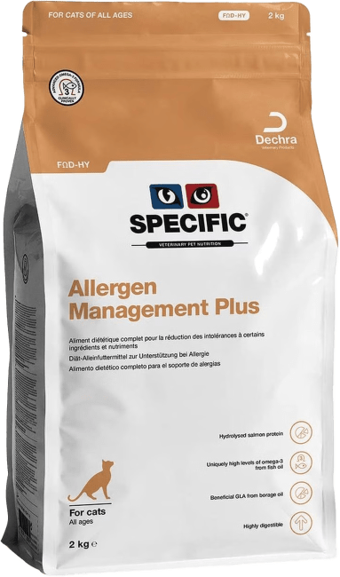 Ветеринарный корм для кошек – Specific FOD-HY Allergen Management Plus, 2 кг