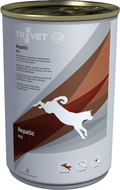 Ветеринарные консервы для собак – Trovet HLD Hepatic, 400 г